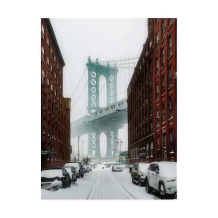 Bruce Getty 'The New York Blizzard' Canvas Art,24x32